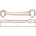 Ключ вентильный С-образный двухсторонний искробезопасный 17,5х25,5 мм