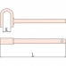 Ключ вентильный U-образный искробезопасный 30х280 мм