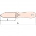 Нож искробезопасный 90 мм с пластиковой ручкой