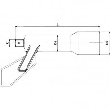 Удлинитель для мультипликатора; 3/4”; 230 мм
