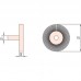 Щетка дисковая для дрели искробезопасная 75 мм, хвостовик 6 мм